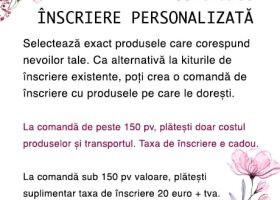 Inscriere Personalizata